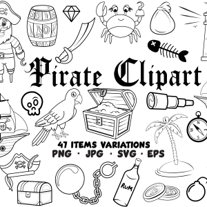 pirate_clipart_balck_and_white